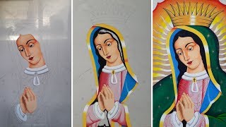 PINTANDO A LA VIRGEN DE GUADALUPE BY CHEART AH.