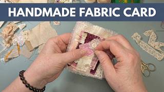 Turn Tiny Fabric Scraps into a Beautiful Scrapling Card. Turn Tiny Fabric Scraps into a Beautiful Scrapling Card.
