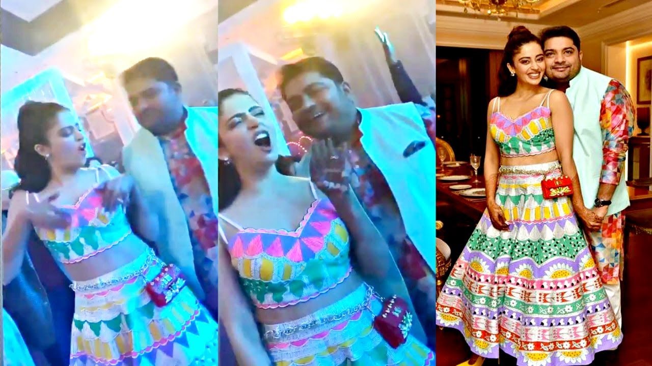Neha Pendse Sangeet Ceremony - Dances With Fiance Shardul