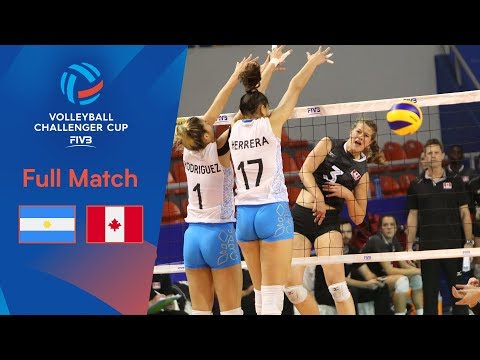 ARGENTINA vs CANADA | Full Match | 2019 FIVB Women’s Volleyball Challenger Cup