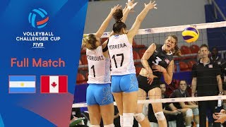 ARGENTINA vs CANADA | Full Match | 2019 FIVB Women’s Volleyball Challenger Cup