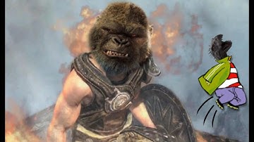 Ed yells like E750 and Kong is Dovahkiin