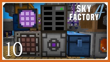Sky Factory 4 | Setting Up AE2 ME System! | E10 (Sky Factory 4 SMP Skyblock 1.12.2)