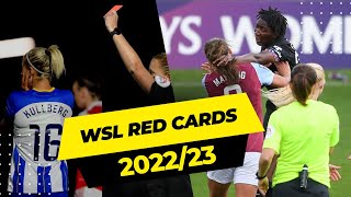 EVERY RED CARD in the Women's Super League 2022/23 season so far