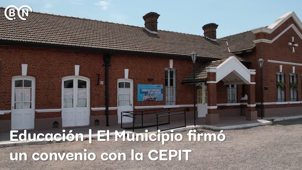 Educación | El Municipio firmó un convenio con la CEPIT - YouTube