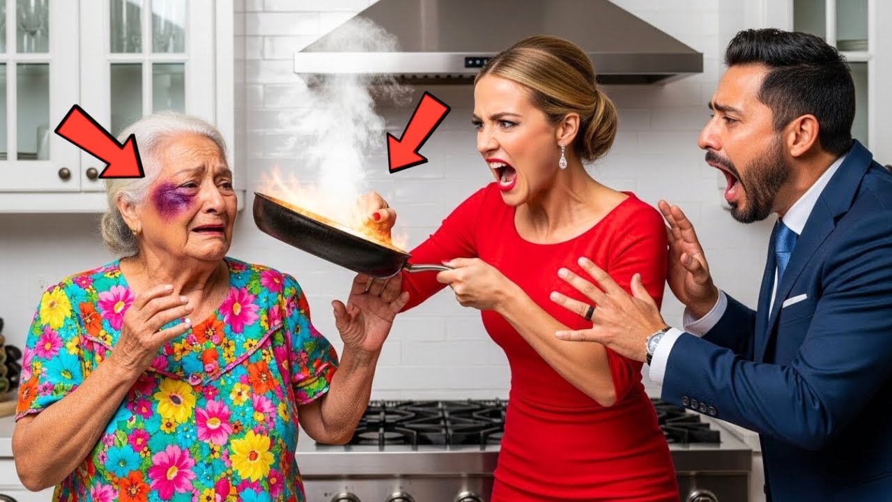 LA PROMETIDA QUEMA EL ROSTRO DE LA MADRE DEL MILLIONARIO… HASTA QUE LA VERDAD ESTALLA