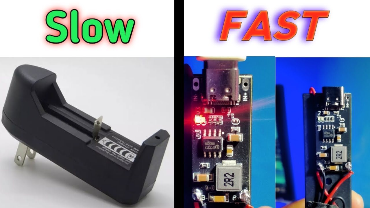 How to make Lithium 18650 Battery FAST Charger - YouTube