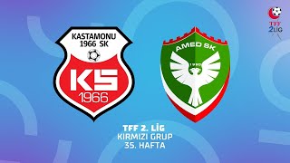 MAÇIN TAMAMI | TFF 2. Lig Kırmızı Grup | GMG Kastamonuspor 0 - 1 Amed Sportif Faaliyetler