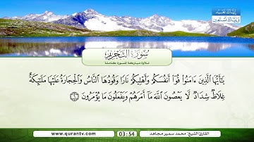 سورة التحريم | بصوت القارئ الشيخ محمد سمير مجاهد