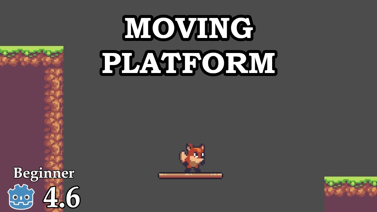 How to create a moving platform - Learn Godot 4 2D - no talking - YouTube
