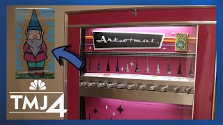 1960s cigarette vending machine Vintage cigarette vending machine turned $5 art dispenser