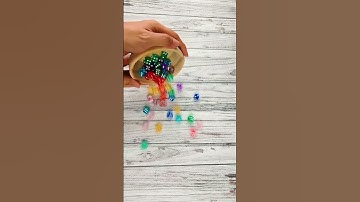Colorful Dices Satisfying ASMR Video Reverse Video