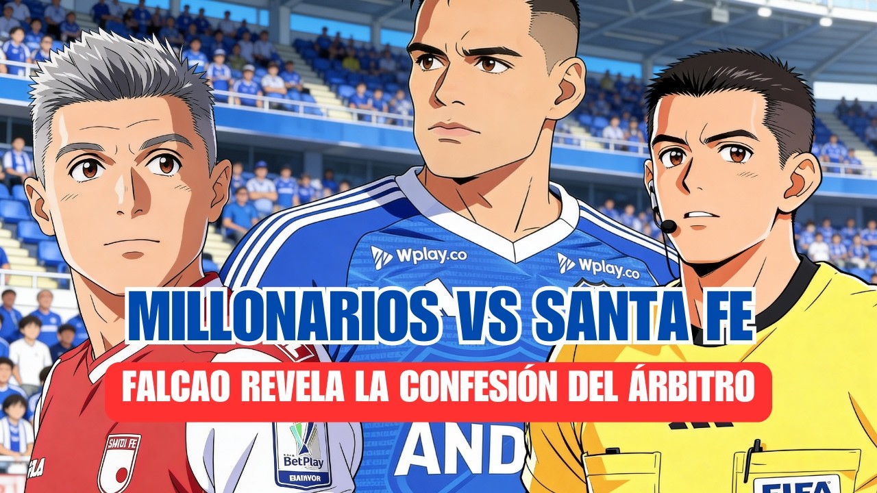 Millonarios vs Santa Fe | El penal que no fue y la confesión de Falcao ...