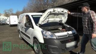 Работа амортизаторов (упоров) капота для Citroen Berlingo (арт. KU-PG-PT00-00) от upory.ru