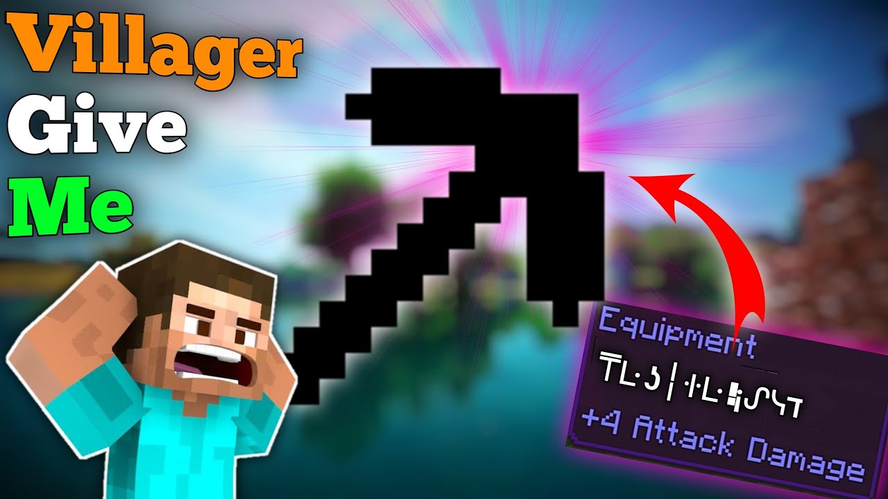 Villagers give fortune 3 Minecraft Pe survival series Ep 2