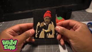 HOW TO EMBROIDER: Adding Velcro To A Patch, Tyrone Biggums