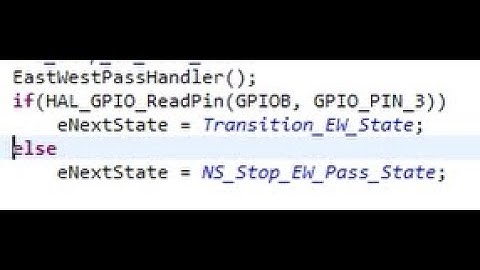 Finite State Machines (stop light example), (coding part2) : Computer Interfacing (lab 2)