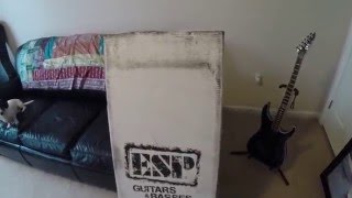 Esp Eclipse E-II DB VB Vintage black Unboxing