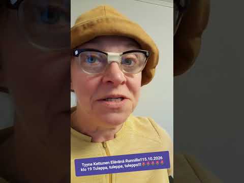 Tyyne Elävänä Runnilla 15.10.2026 klo 19