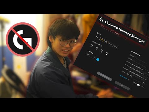Video onboard memory manager - the solution to logitech g hub - youtube