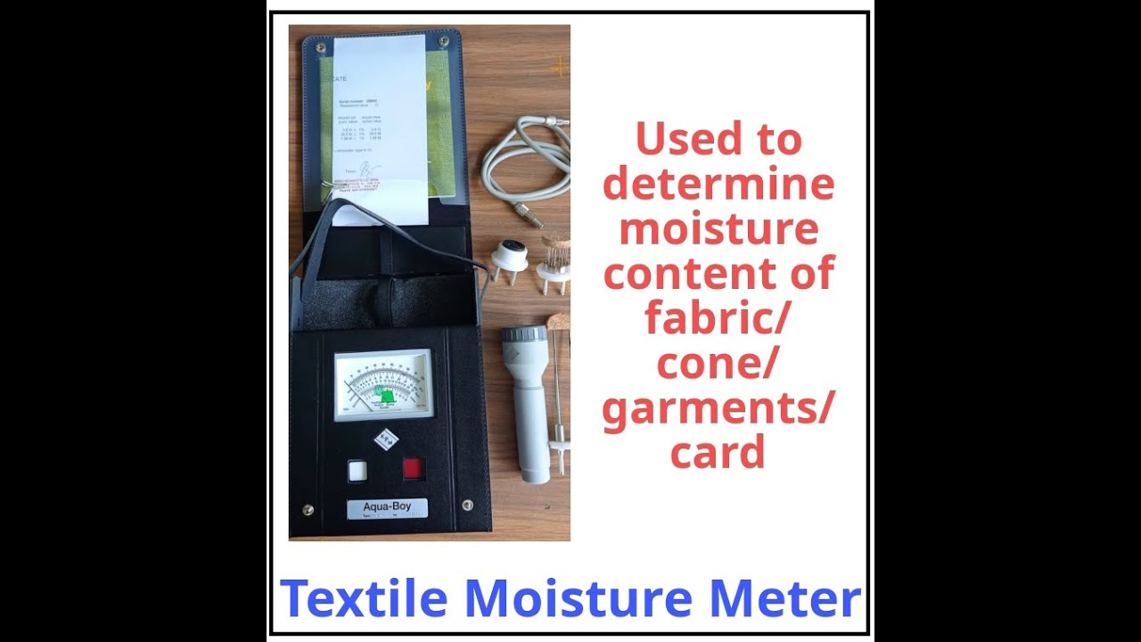 Textile Moisture meter| Aqua-Boy | Amith Garment Services