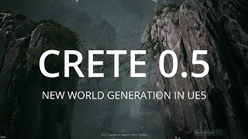 CRETE 0.5 - Devlog - Organic world generation and combat in Unreal Engine 5
