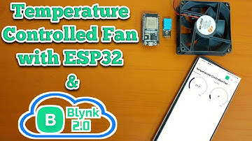 DIY Temperature Controlled DC Fan Using ESP32 and Blynk | Blynk IoT Projects