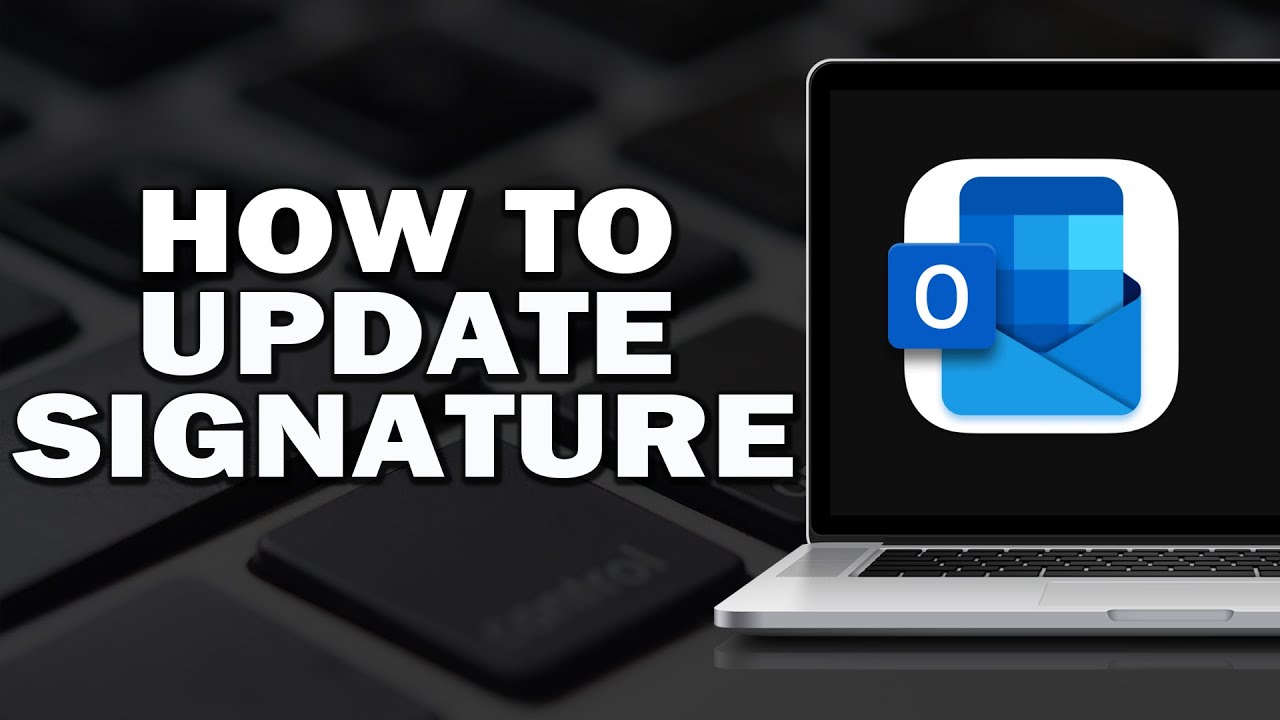 Как обновить подпись в Outlook