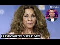 LOLITA FLORES se emociona al hablar del estado de salud de Àngel Llàcer