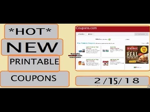 *HOT* NEW Printable Coupons!- 2/15/18