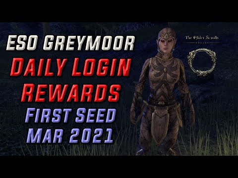 ESO Daily Login Rewards - First Seed Rewards (March) - ESO Rewards March 2021