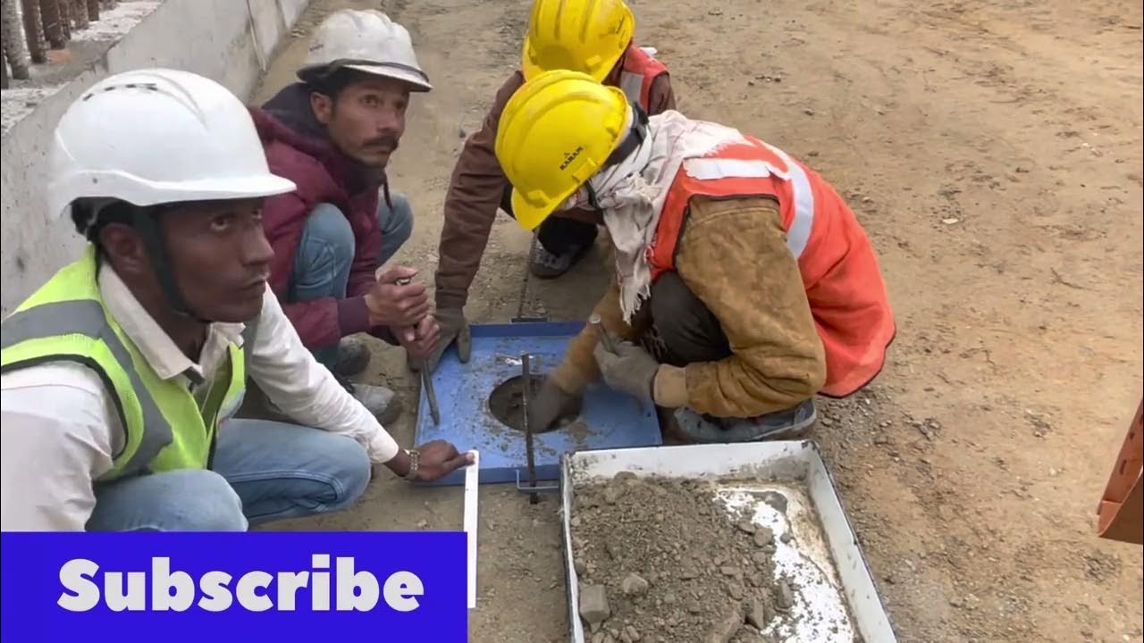 Soil compaction test FDD test of soil dry density test sand