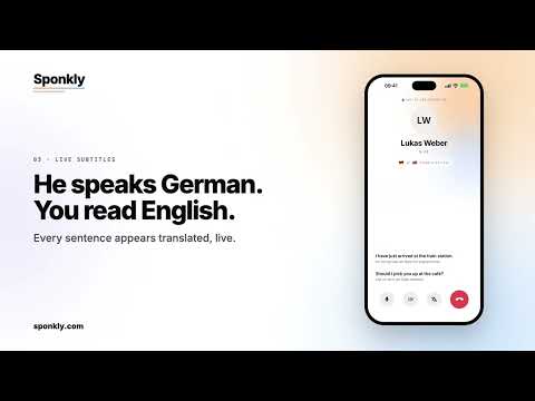 How to call someone abroad with live translation | Sponkly