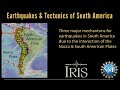 Earthquakes & Tectonics of South America—2019 version