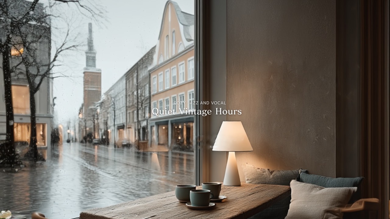 冬の終わり、雨の窓越しに感じる薄明かりと静寂のジャズ｜Vintage Jazz Playlist｜Quiet Vintage Hours