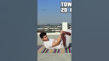 How to do Towel Biceps Curls #shorts #towelbicepcurls  #bodyweightworkout  #rohitpayalaesthetic