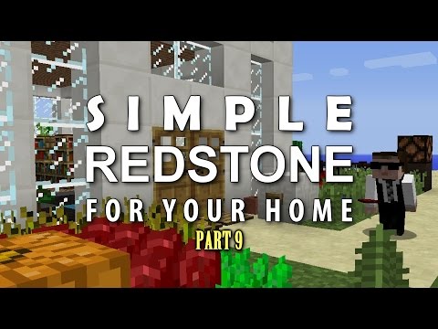 Minecraft: Redstone For Your Home #9 - "The Morning Song", Killer Chest, Minecart Storage Elevator