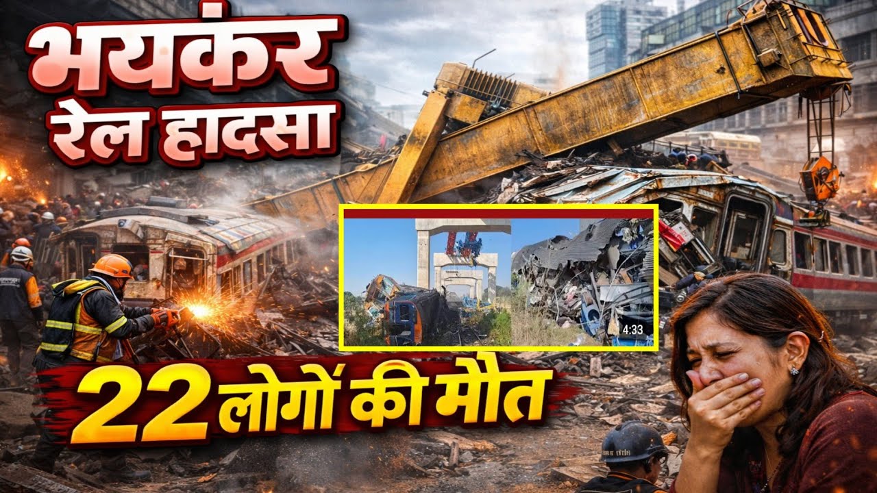 Thailand Train Accident Today चलती ट्रेन पर गिरी क्रेन|22 लोगों की मौत |Breaking News |JDS न्यूज