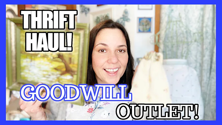 I CAN'T BELIEVE IT WASN'T BROKEN! GOODWILL OUTLET BINS THRIFT HAUL! Vintage & Home Decor!