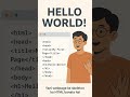 Basic structure of html#codinginhindi #frontendcourse #youtubeshorts #ytshorts #youtube #html