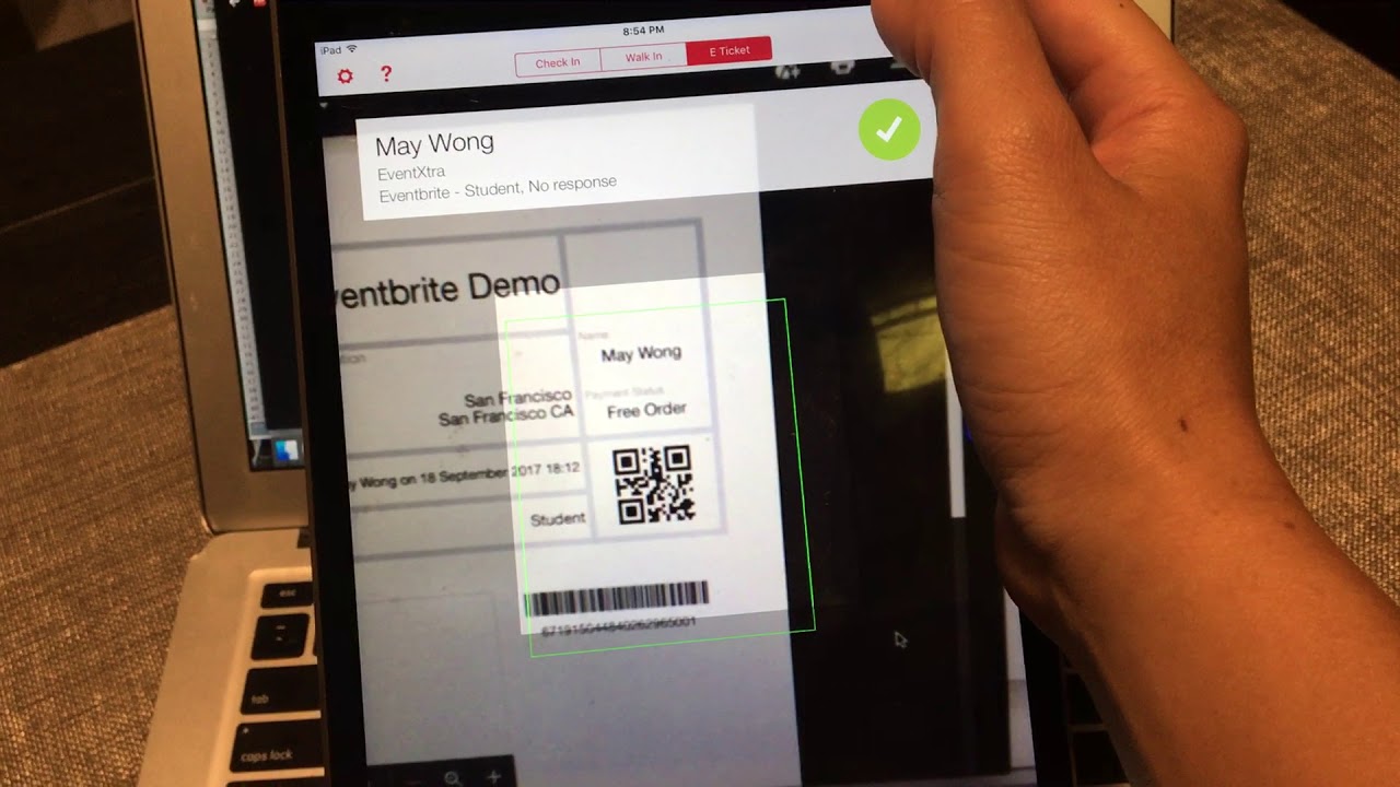 EventXtra print name badges for Eventbrite ticket YouTube