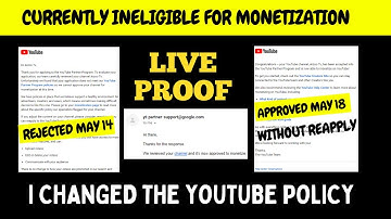 Without Reapply | Currently ineligible For Monetization Problem  | Channel Monetization On 101%