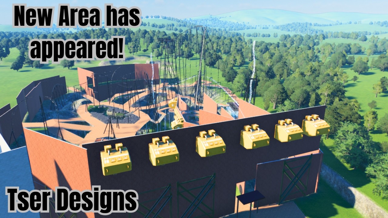 New Area has appeared / Island palms EP6 #planetcoaster2 #planetcoasterrides #themeparks