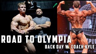 ROAD TO YOUNGEST OLYMPIAN BEGINS | BACK DAY W. COACH KYLE