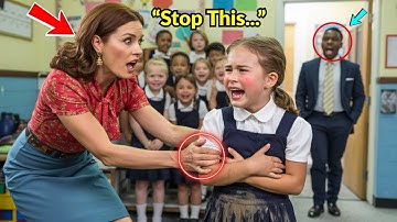 Black Millionaire Visited School, Found His Daughter Crying and Refusing Class — When He Knew Why...