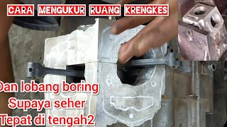 Cara Membuat Mesin Tiger Dua Silinder Part 1