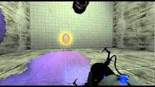 Portal 2 Sticky Paint/Gel Test