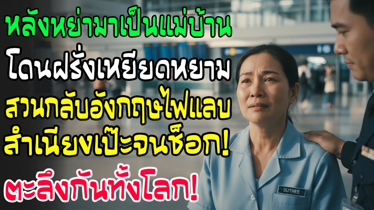 หย่าแล้วมาเป็นแม่บ้านสนามบิน ถูกฝรั่งเหยียด! แต่พอสวนกลับเป็นอังกฤษรัวๆ พวกมันถึงกับหน้าถอดสี