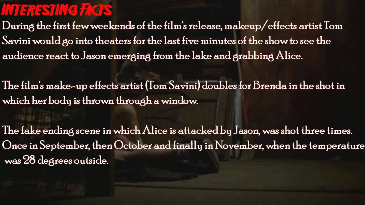 Friday the 13th Trivia 1