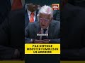 Pakistani Defence Minister Khawaja Asif Faces Criticism for Seven Gaffes at UN Speech